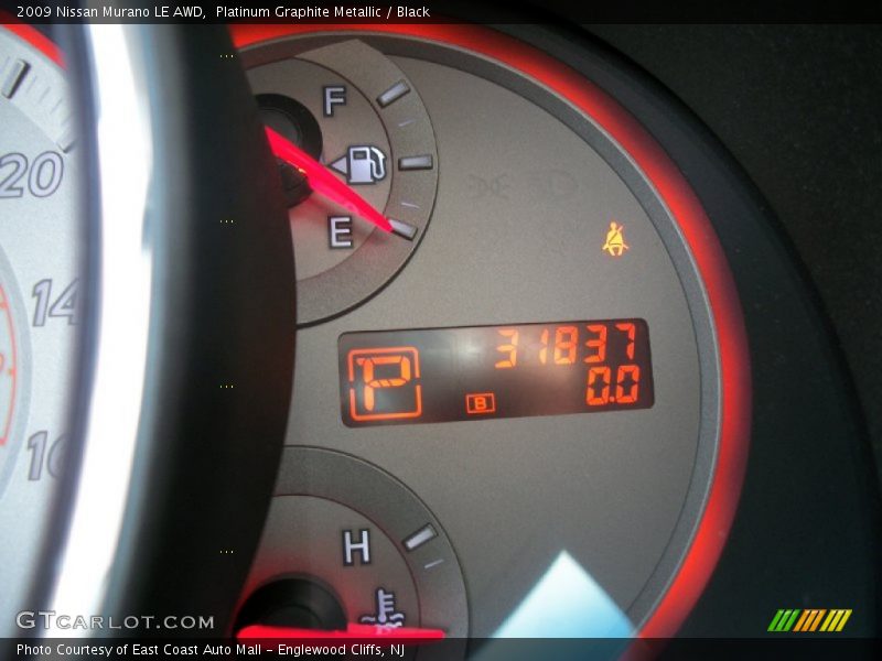 Platinum Graphite Metallic / Black 2009 Nissan Murano LE AWD