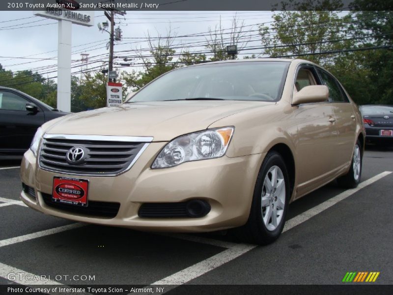 Sandy Beach Metallic / Ivory 2010 Toyota Avalon XL