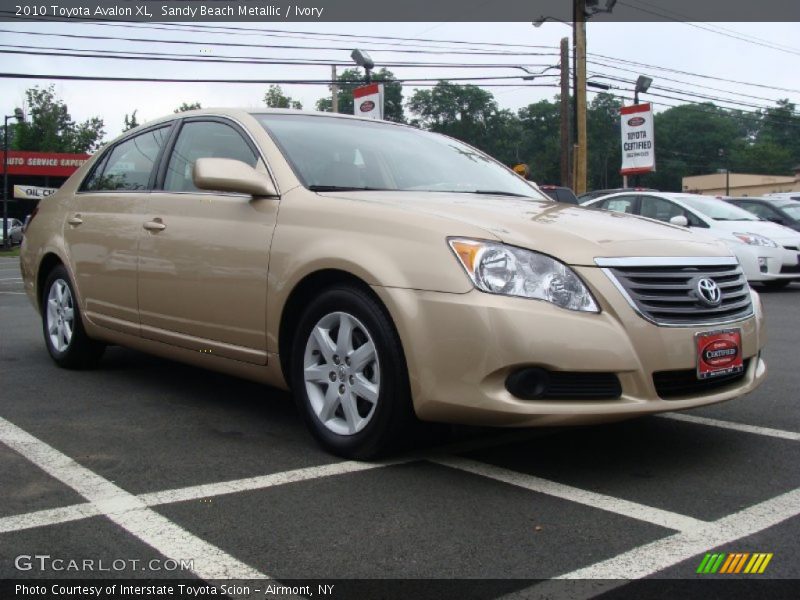 Sandy Beach Metallic / Ivory 2010 Toyota Avalon XL