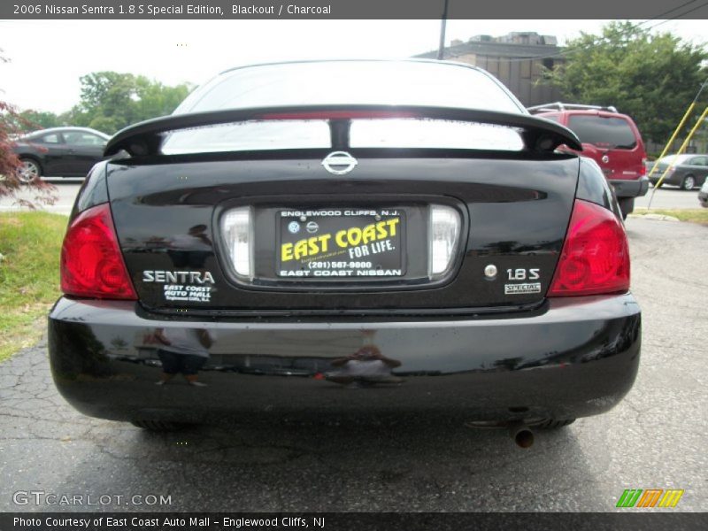 Blackout / Charcoal 2006 Nissan Sentra 1.8 S Special Edition