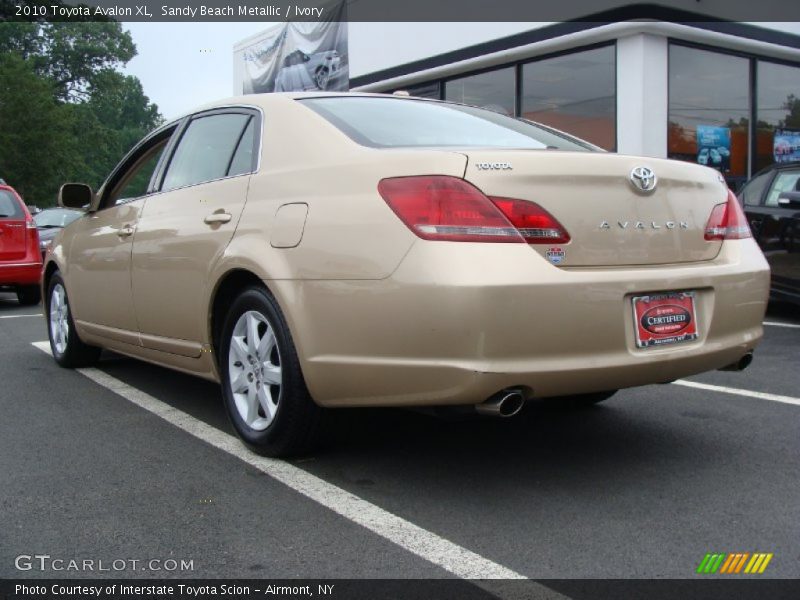 Sandy Beach Metallic / Ivory 2010 Toyota Avalon XL