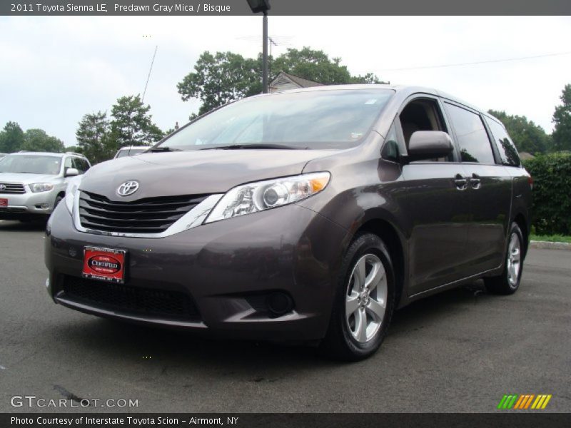 Predawn Gray Mica / Bisque 2011 Toyota Sienna LE