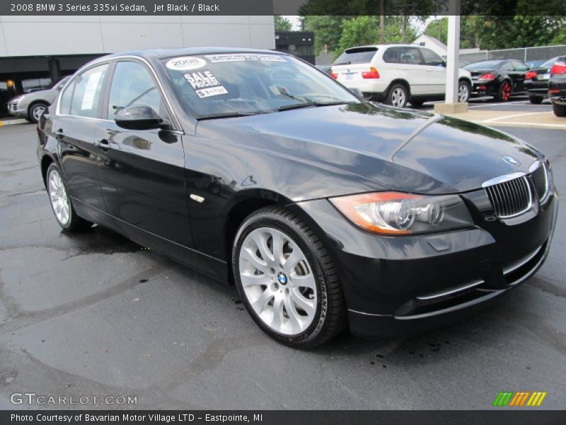Jet Black / Black 2008 BMW 3 Series 335xi Sedan