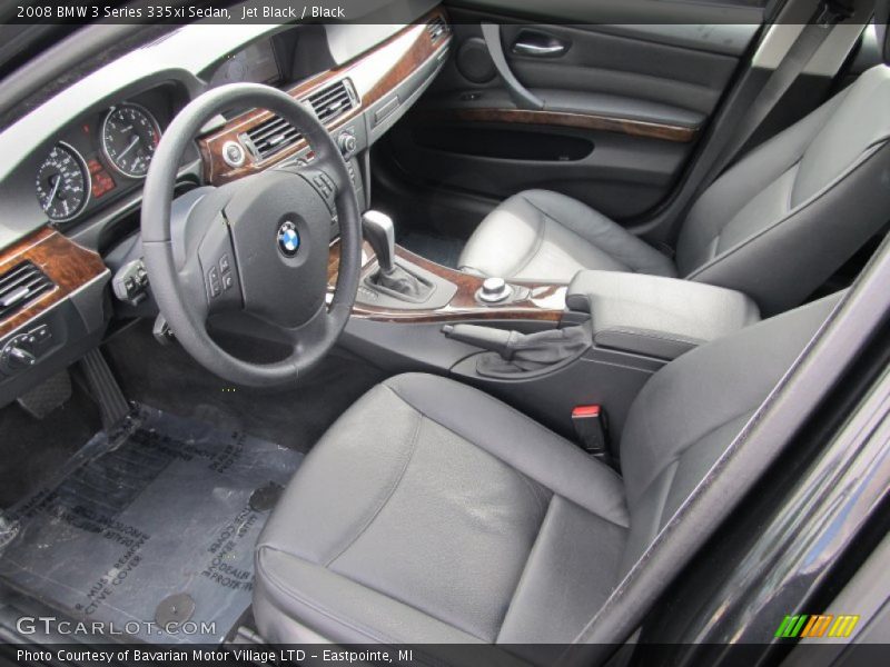 Jet Black / Black 2008 BMW 3 Series 335xi Sedan