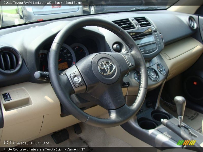 Black / Sand Beige 2011 Toyota RAV4 Limited 4WD