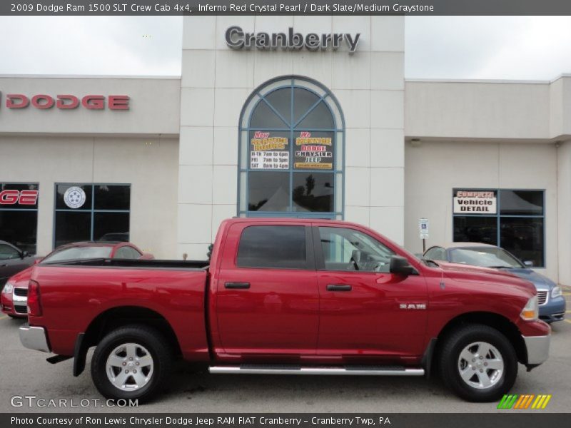 Inferno Red Crystal Pearl / Dark Slate/Medium Graystone 2009 Dodge Ram 1500 SLT Crew Cab 4x4