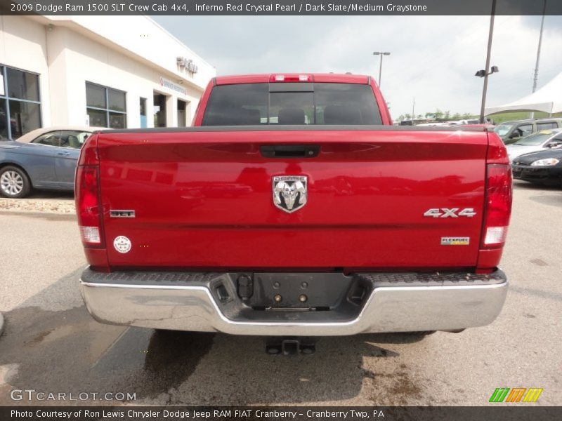 Inferno Red Crystal Pearl / Dark Slate/Medium Graystone 2009 Dodge Ram 1500 SLT Crew Cab 4x4