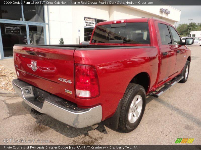 Inferno Red Crystal Pearl / Dark Slate/Medium Graystone 2009 Dodge Ram 1500 SLT Crew Cab 4x4