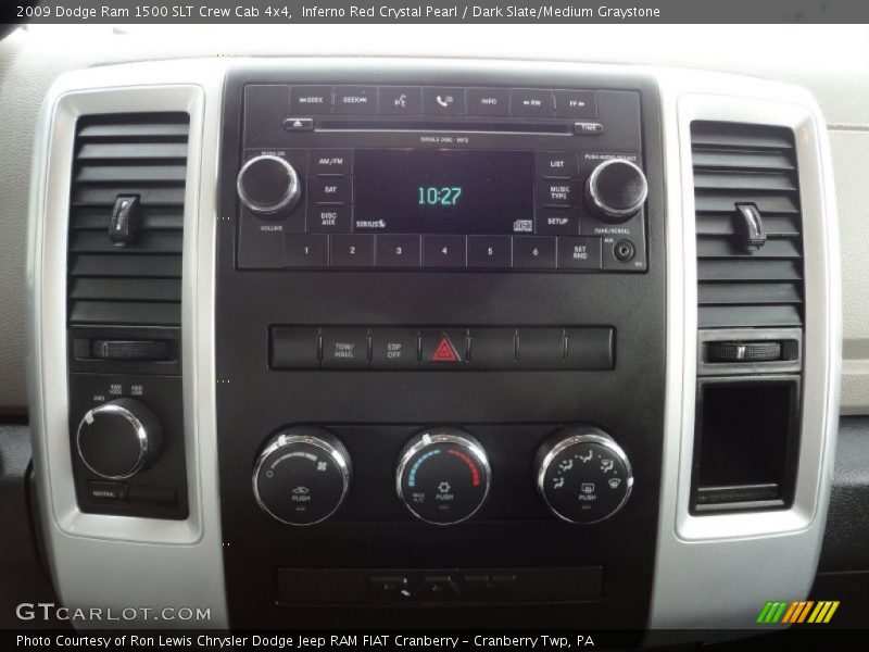 Controls of 2009 Ram 1500 SLT Crew Cab 4x4