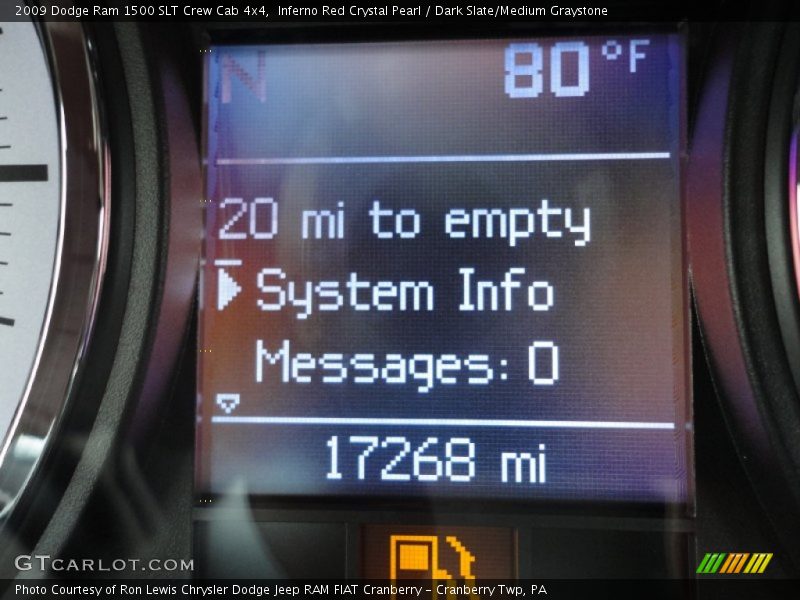 Inferno Red Crystal Pearl / Dark Slate/Medium Graystone 2009 Dodge Ram 1500 SLT Crew Cab 4x4