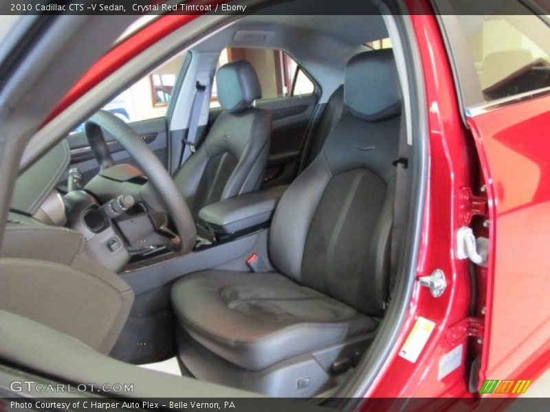 Crystal Red Tintcoat / Ebony 2010 Cadillac CTS -V Sedan