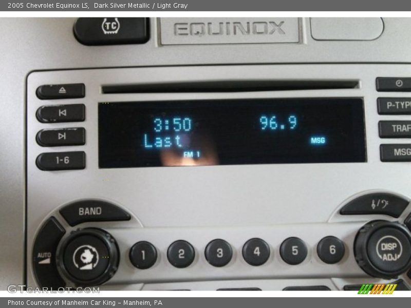Dark Silver Metallic / Light Gray 2005 Chevrolet Equinox LS