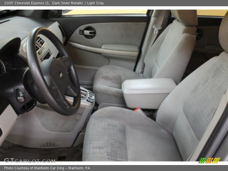 Dark Silver Metallic / Light Gray 2005 Chevrolet Equinox LS