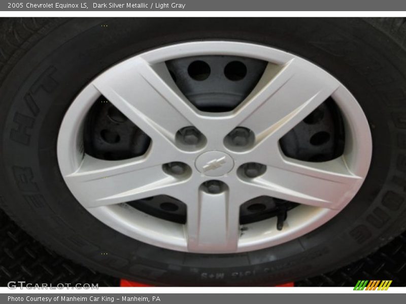 Dark Silver Metallic / Light Gray 2005 Chevrolet Equinox LS