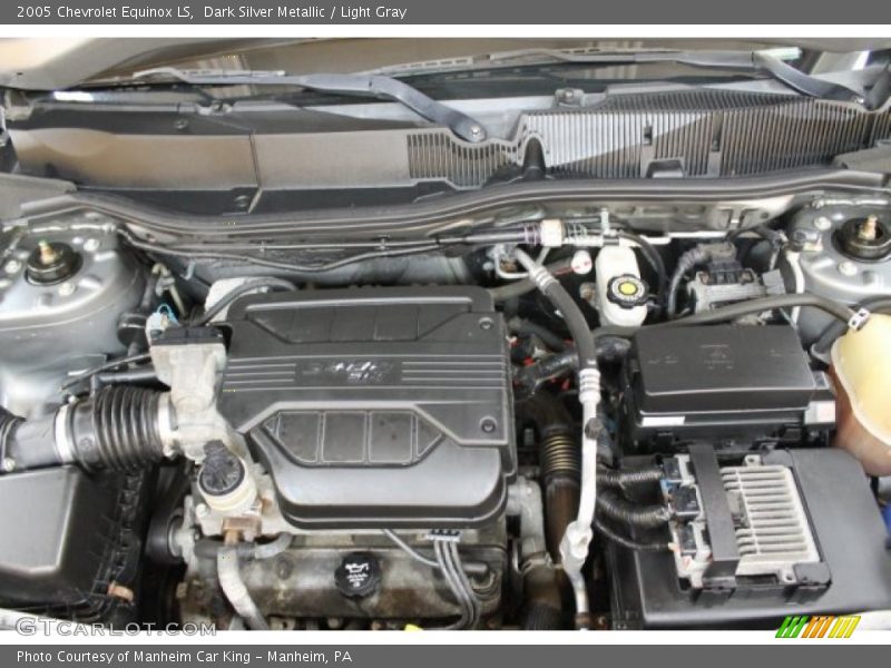 Dark Silver Metallic / Light Gray 2005 Chevrolet Equinox LS