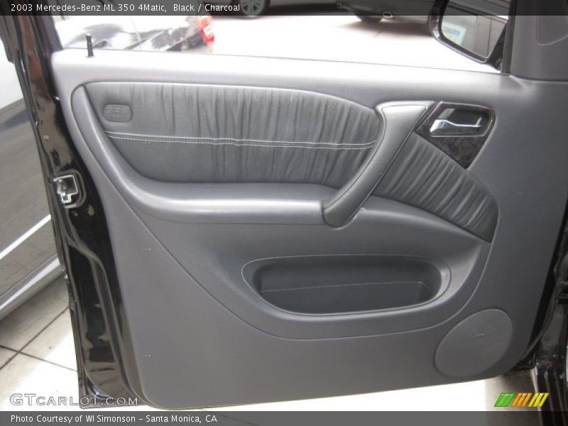Black / Charcoal 2003 Mercedes-Benz ML 350 4Matic