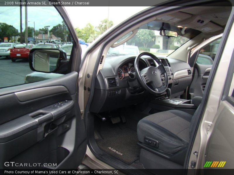  2008 Armada SE Charcoal Interior