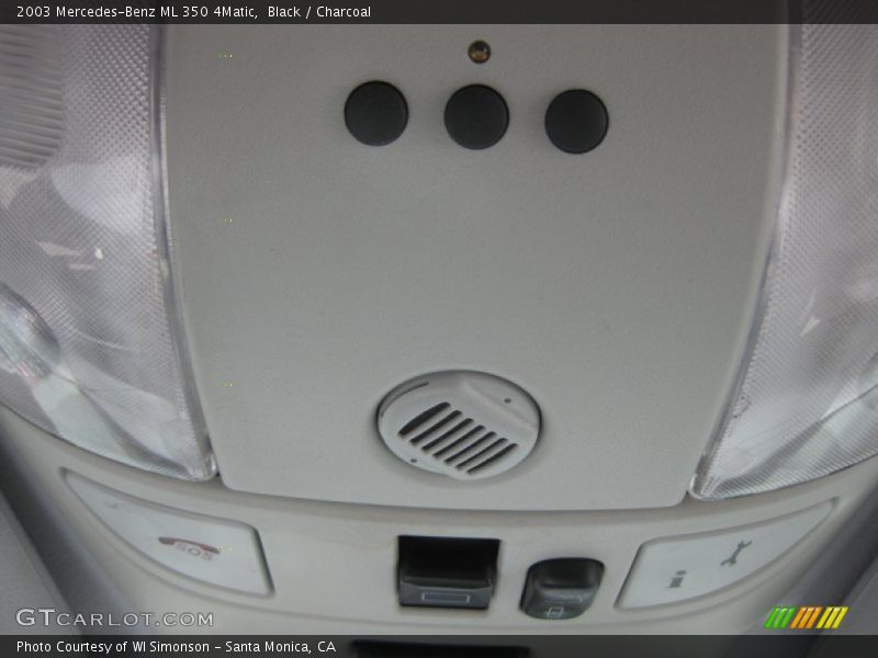 Black / Charcoal 2003 Mercedes-Benz ML 350 4Matic