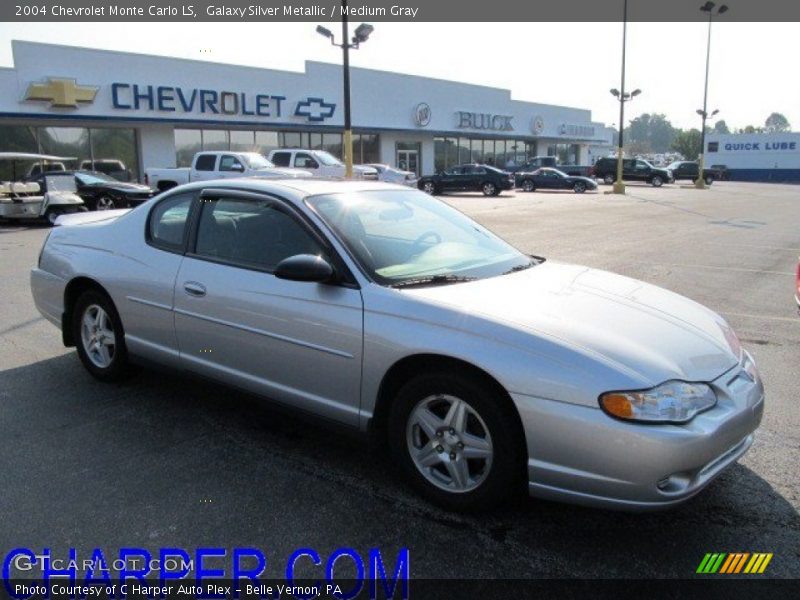 Galaxy Silver Metallic / Medium Gray 2004 Chevrolet Monte Carlo LS