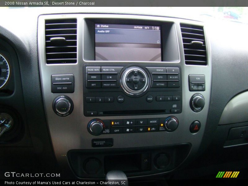 Controls of 2008 Armada SE