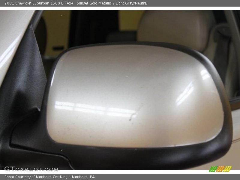 Sunset Gold Metallic / Light Gray/Neutral 2001 Chevrolet Suburban 1500 LT 4x4
