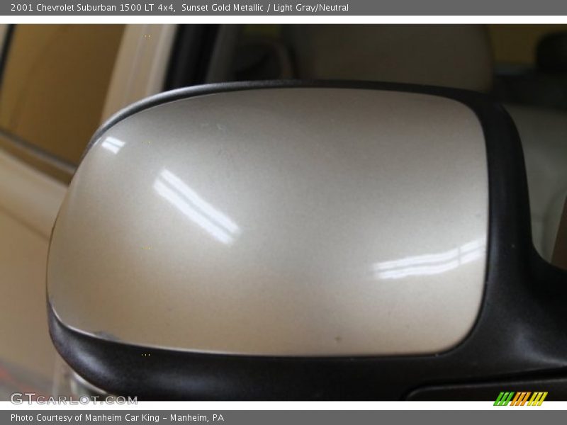 Sunset Gold Metallic / Light Gray/Neutral 2001 Chevrolet Suburban 1500 LT 4x4