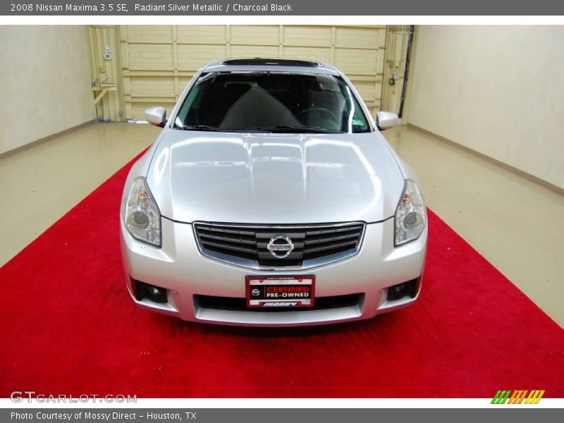 Radiant Silver Metallic / Charcoal Black 2008 Nissan Maxima 3.5 SE
