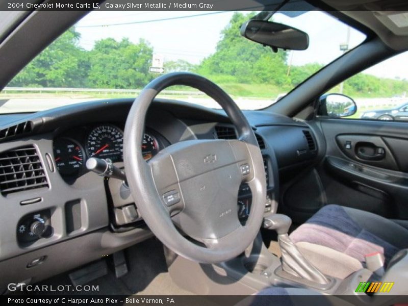 Galaxy Silver Metallic / Medium Gray 2004 Chevrolet Monte Carlo LS