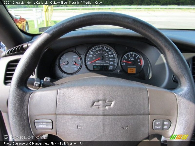 Galaxy Silver Metallic / Medium Gray 2004 Chevrolet Monte Carlo LS