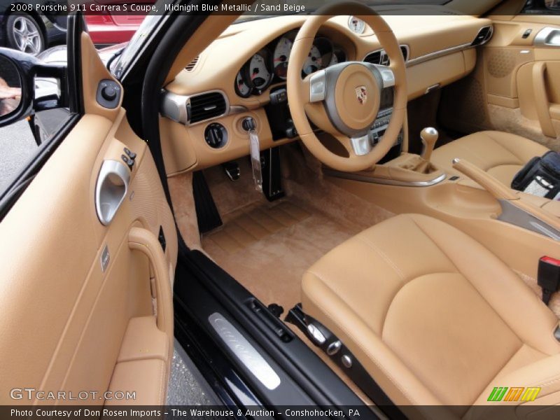  2008 911 Carrera S Coupe Sand Beige Interior