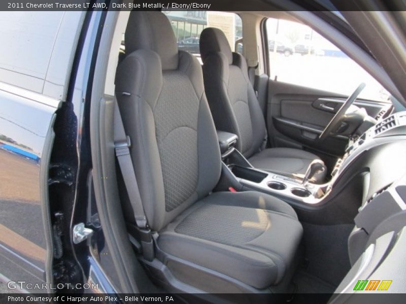 Dark Blue Metallic / Ebony/Ebony 2011 Chevrolet Traverse LT AWD