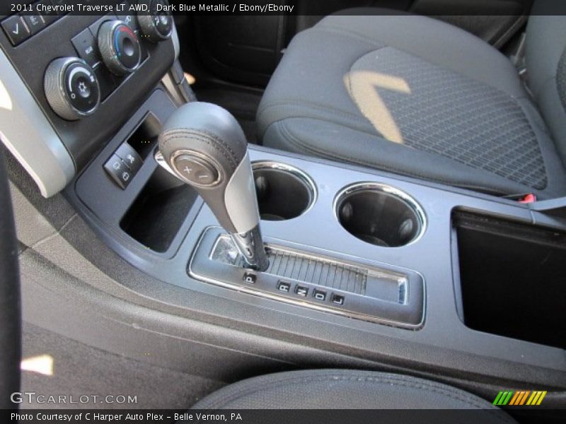 Dark Blue Metallic / Ebony/Ebony 2011 Chevrolet Traverse LT AWD