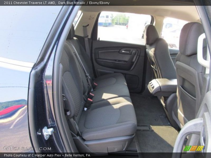 Dark Blue Metallic / Ebony/Ebony 2011 Chevrolet Traverse LT AWD