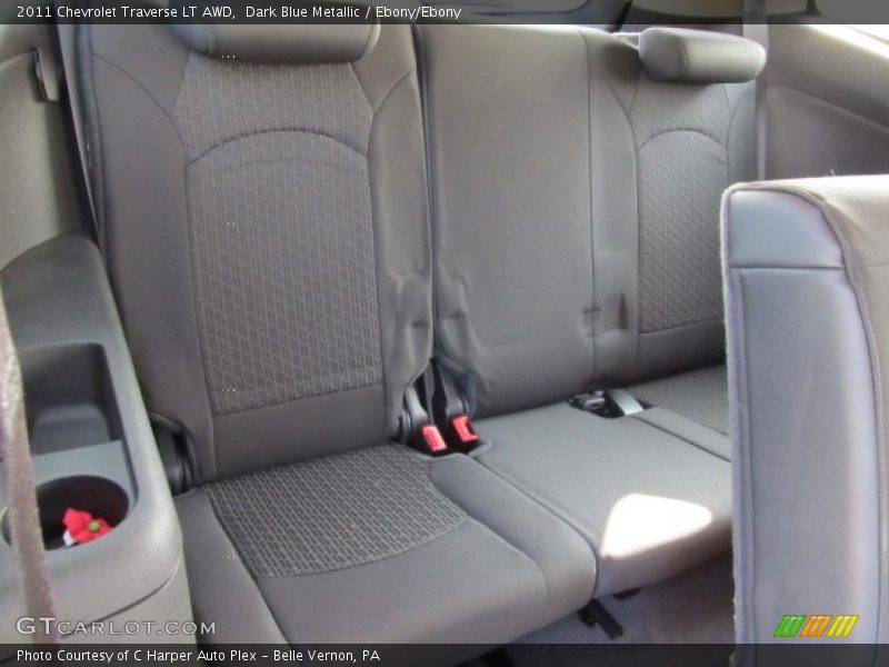 Dark Blue Metallic / Ebony/Ebony 2011 Chevrolet Traverse LT AWD