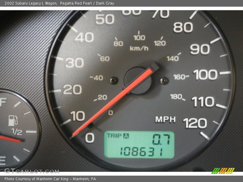 Regatta Red Pearl / Dark Gray 2002 Subaru Legacy L Wagon