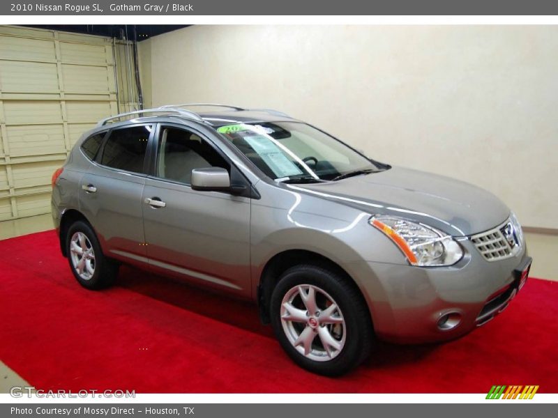 Gotham Gray / Black 2010 Nissan Rogue SL