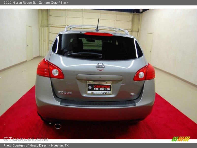 Gotham Gray / Black 2010 Nissan Rogue SL