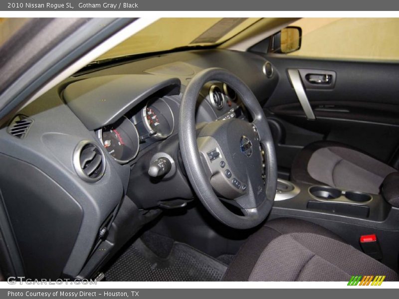 Gotham Gray / Black 2010 Nissan Rogue SL