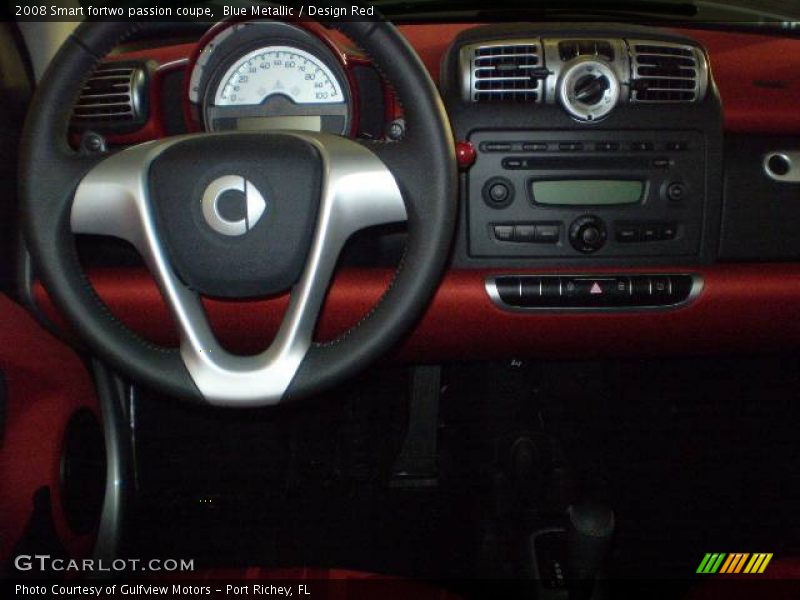 Blue Metallic / Design Red 2008 Smart fortwo passion coupe