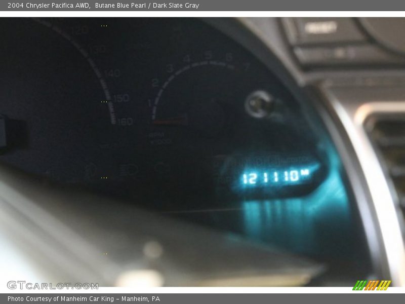 Butane Blue Pearl / Dark Slate Gray 2004 Chrysler Pacifica AWD