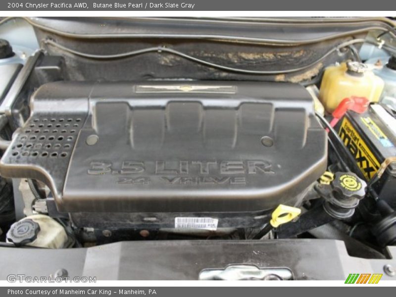 Butane Blue Pearl / Dark Slate Gray 2004 Chrysler Pacifica AWD