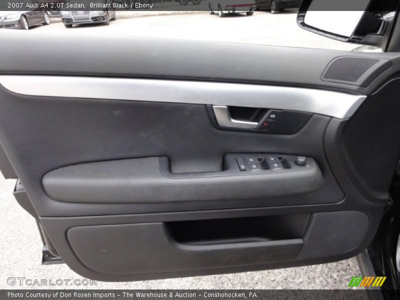 Brilliant Black / Ebony 2007 Audi A4 2.0T Sedan