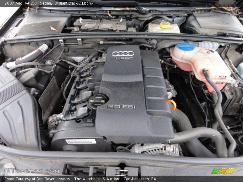 Brilliant Black / Ebony 2007 Audi A4 2.0T Sedan