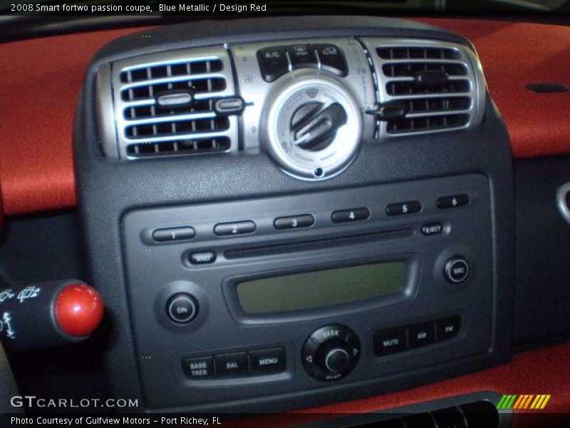 Blue Metallic / Design Red 2008 Smart fortwo passion coupe