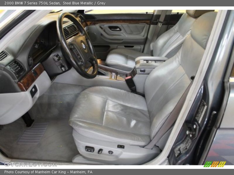  2000 7 Series 750iL Sedan Grey Interior
