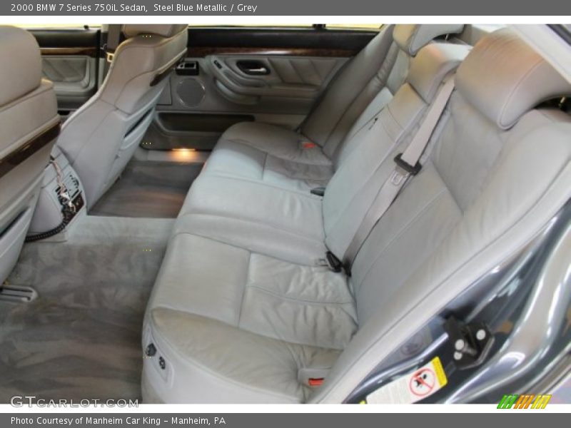  2000 7 Series 750iL Sedan Grey Interior