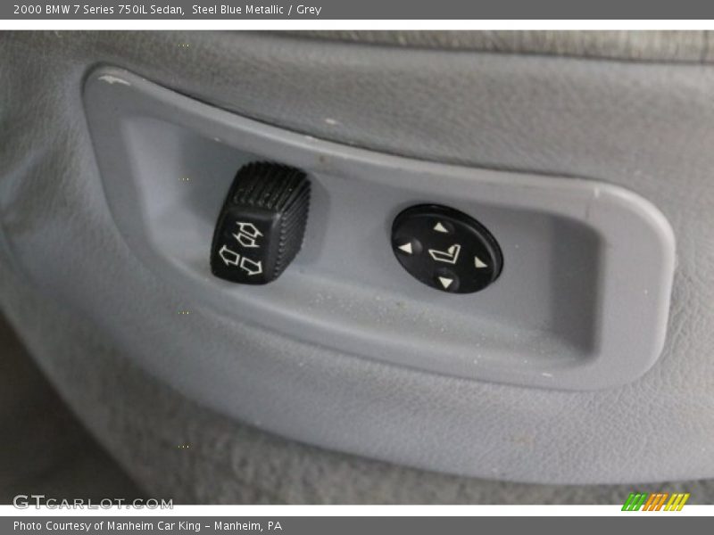 Steel Blue Metallic / Grey 2000 BMW 7 Series 750iL Sedan