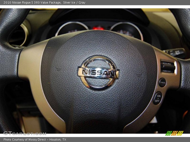 Silver Ice / Gray 2010 Nissan Rogue S 360 Value Package