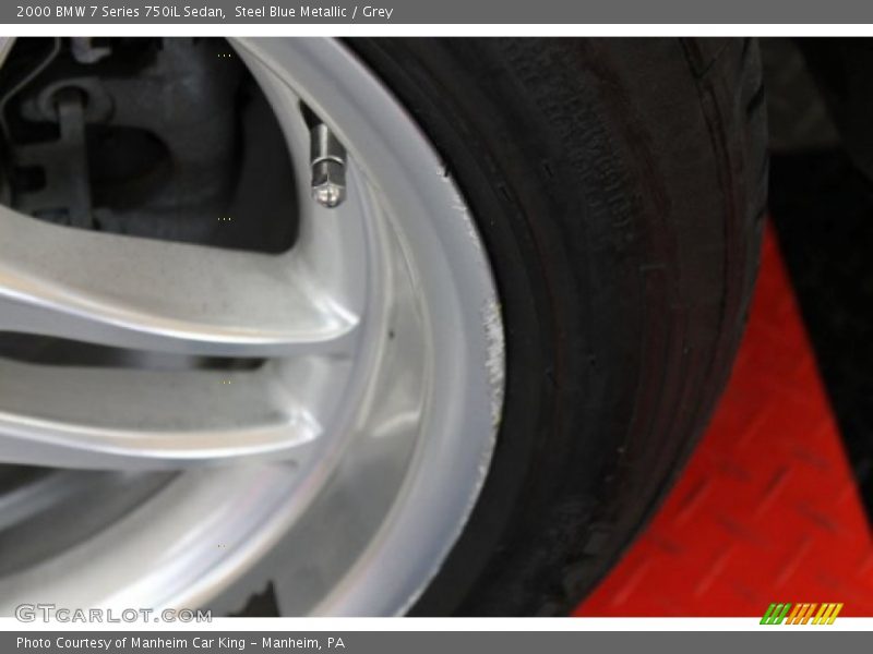 Steel Blue Metallic / Grey 2000 BMW 7 Series 750iL Sedan