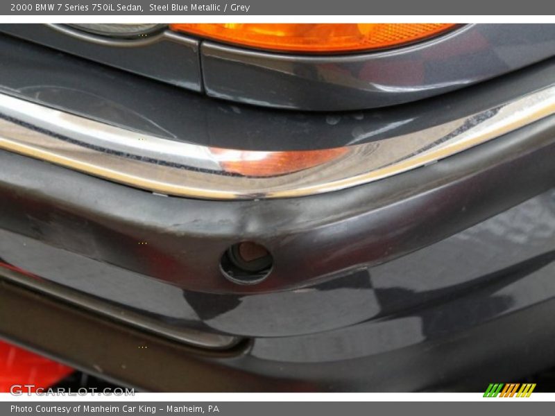 Steel Blue Metallic / Grey 2000 BMW 7 Series 750iL Sedan